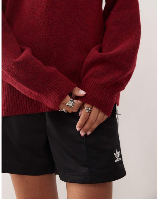 Weekday Red Wool Blend Jumper