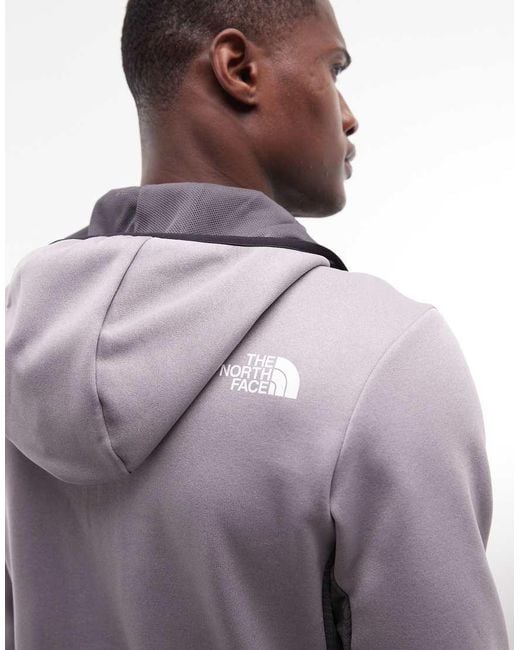 The North Face Gray Mountain Athletics Full Zip Fleece Hoodie for men