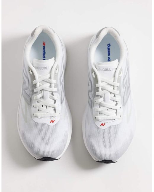 New Balance White Flite-r Running Trainers