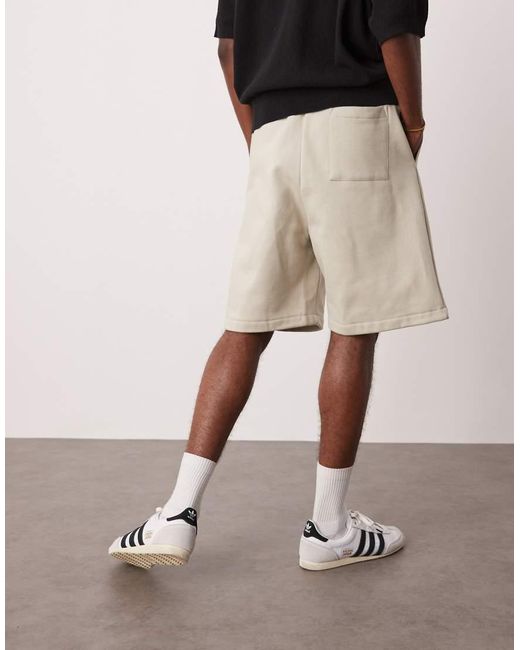 ASOS Blue Heavyweight Oversized Shorts 400gsm for men