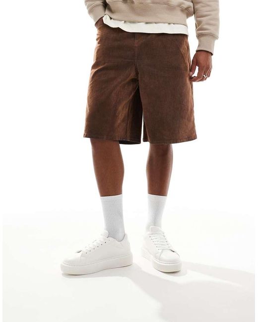 Jack & Jones Brown Faux Leather Trainer for men