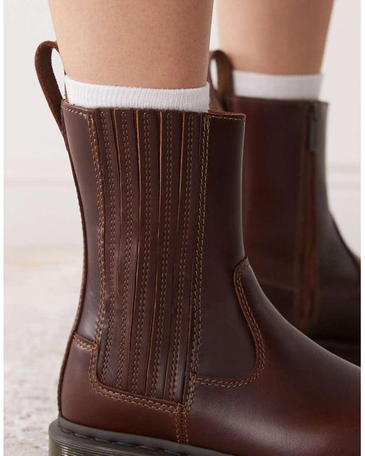 Dr. Martens Blue Amaayah Lo Pull On Boots