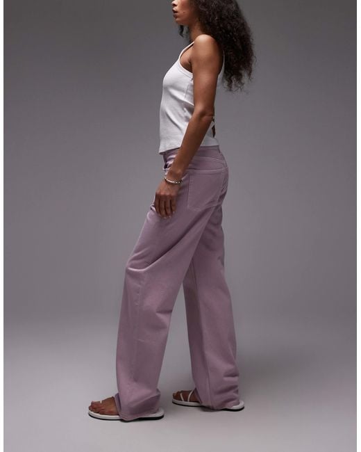 ARKET Purple – relaxed-fit-jeans