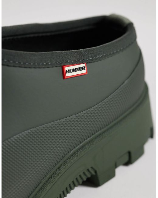 Hunter Black Unisex Elements Clogs