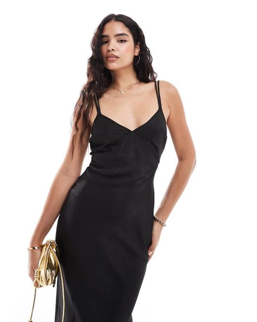 Brave Soul Black Slip Dress