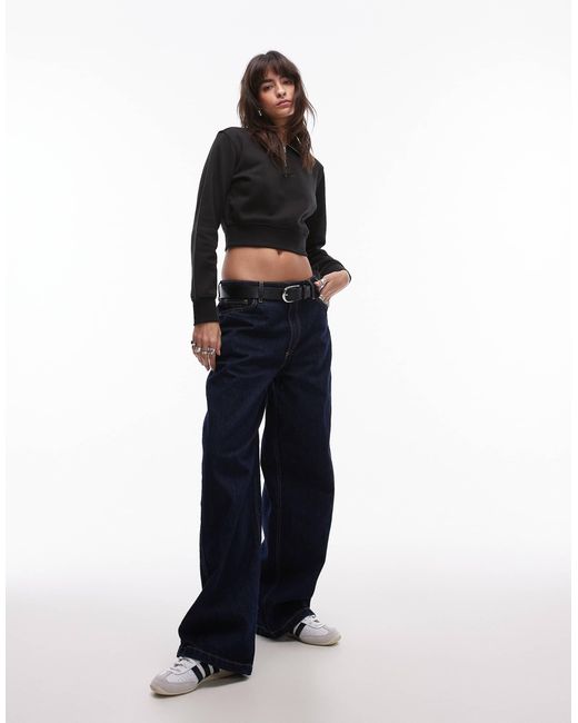 Tommy Hilfiger Black – kurzes sweatshirt