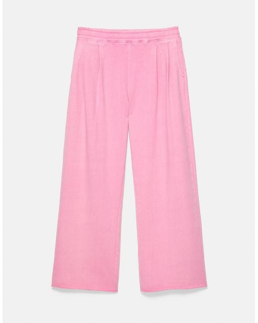Pull&Bear Pink Jogger mit weitem bein