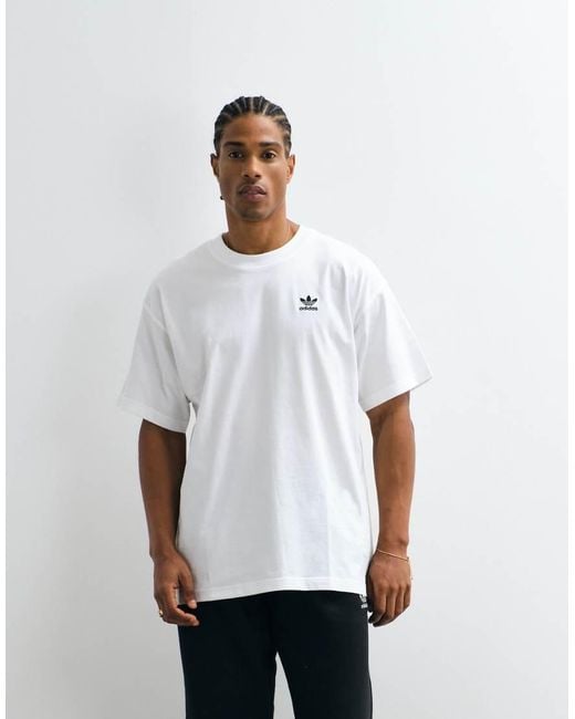 Adidas Originals White Essential Oversized T-Shirt