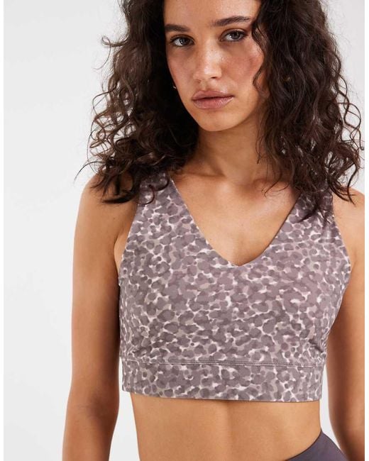 Sweaty Betty Purple Ultimate Studio Voop Bra