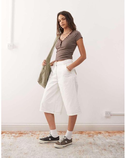 Collusion Pink Low Rise baggy Jort