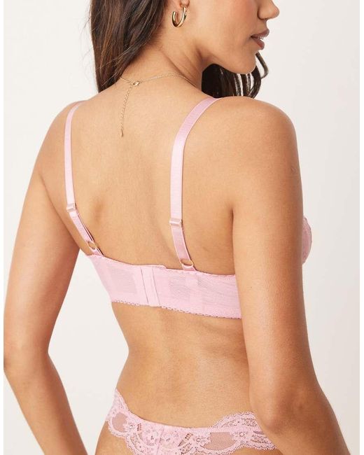 ASOS Brown Fuller Bust Lola Lace Underwired Bra