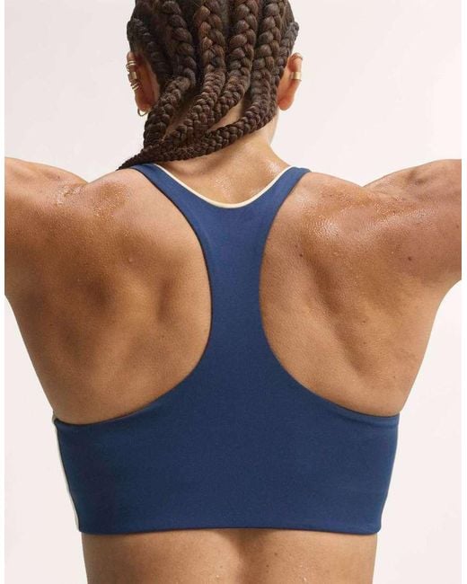 Adidas Originals Blue Adidas Originals Sport Medium Support Bra