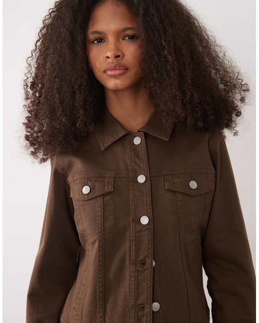 Threadbare Brown Denim Jacket