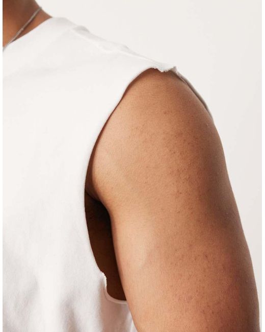 Abercrombie & Fitch White Premium Vest for men