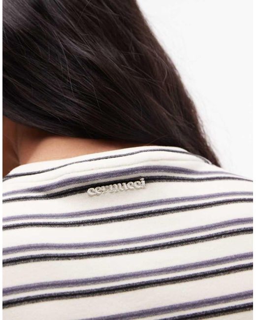 CERNUCCI Multicolor Crop Top