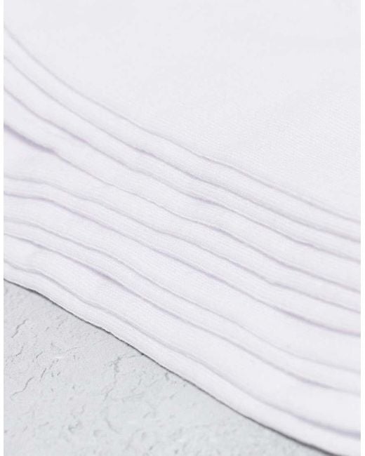 Pack De 5 Pares De Calcetines De Deporte Blancos De ASOS de hombre de color White