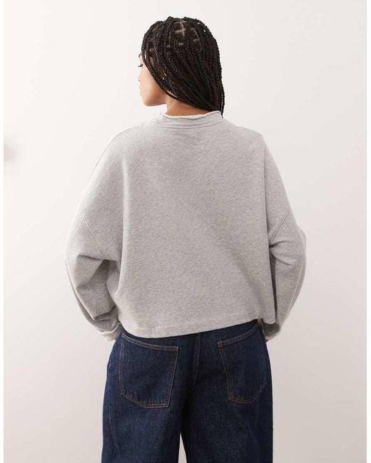 Quiksilver Gray Mempelas Crew Neck