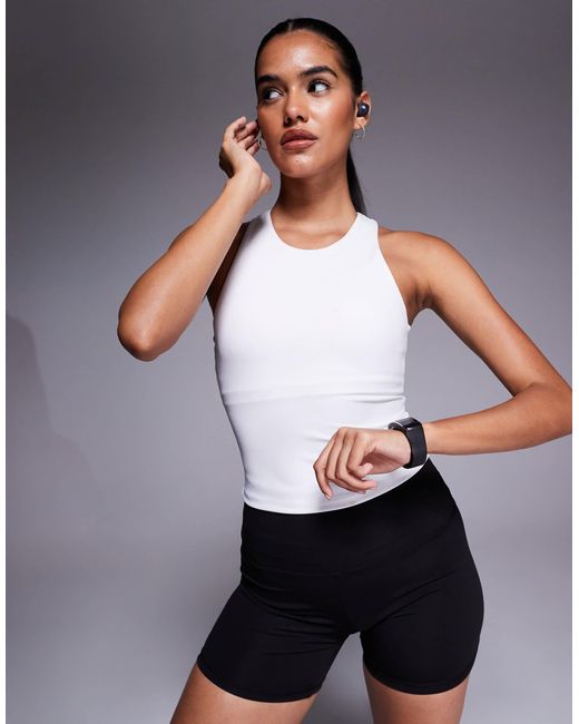 4505 Gray Icon Active Vest With Inner Bra And Removeable Padding