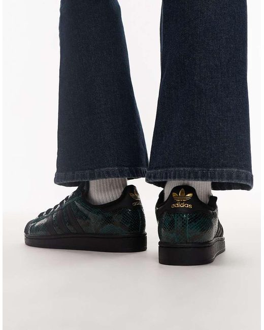 Adidas Originals Blue Superstar Ii Trainers for men