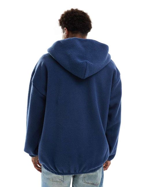 Sudadera Con Capucha De Sherpa De - Marino Levi's de hombre de color Blue