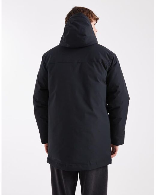 Hollister Blue Cosy Lined Parka Coat for men