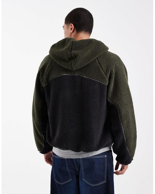 Cotton On – teddyjacke in Black für Herren