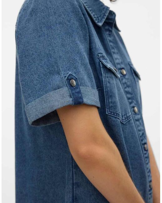 Vero Moda Blue Denim Dress