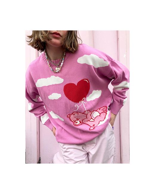 ASOS Pink – glücksbärchis – pullover