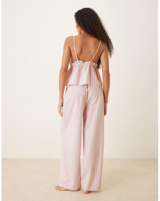 ASOS Pink Mix & Match Woven Pajama Cami Top