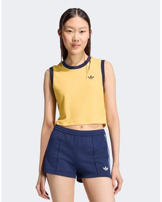 Adidas Originals Yellow Heather Tank