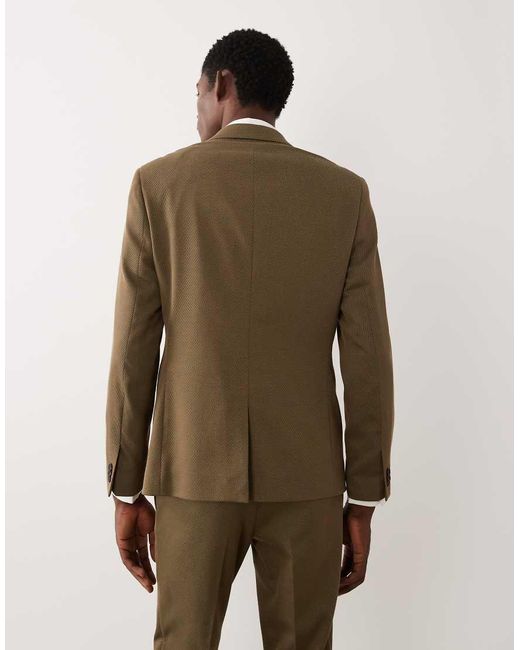 ASOS Natural Skinny Suit Jacket for men