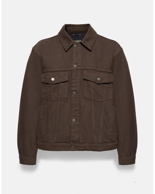 Veste trucker Pull&Bear pour homme en coloris Green