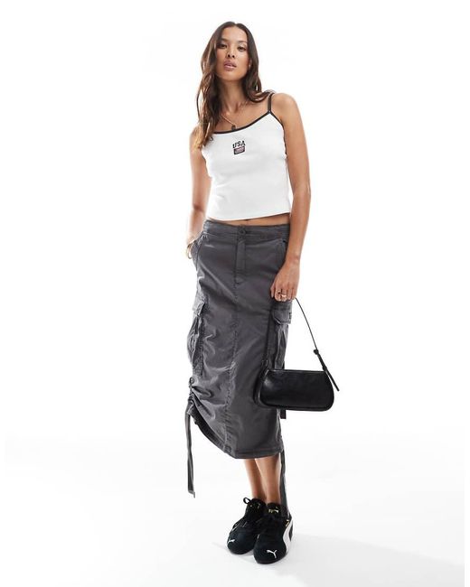 Superdry White Athletic Essentials Cami Top