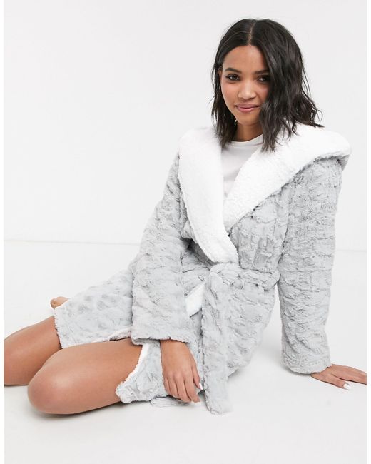 Luxury Woolen Hooded BATH ROBE Dressing SPA Gown 100% Merino Wool - Etsy