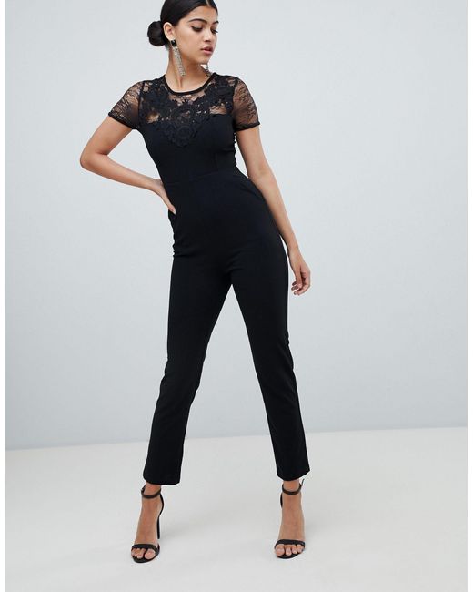 ax paris black jumpsuit