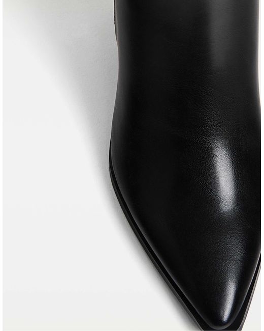 Stradivarius Black Wide fit – stiefel
