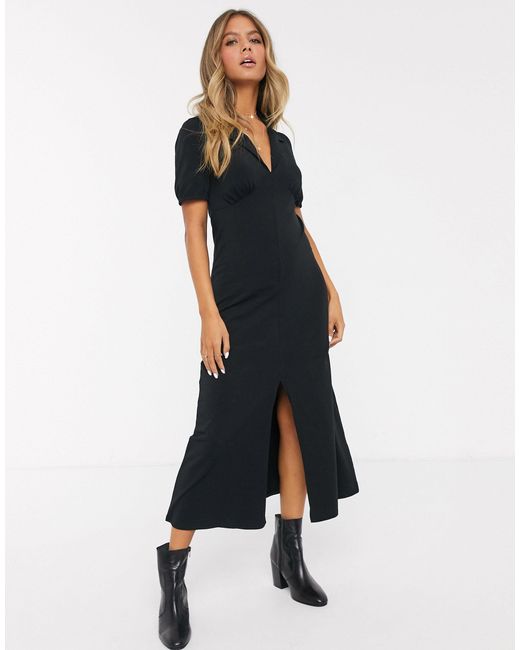 collared tea dress