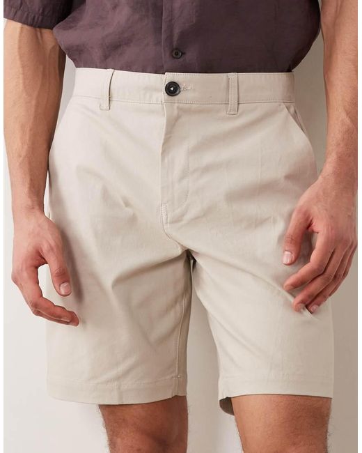 Threadbare Natural Chino Shorts for men