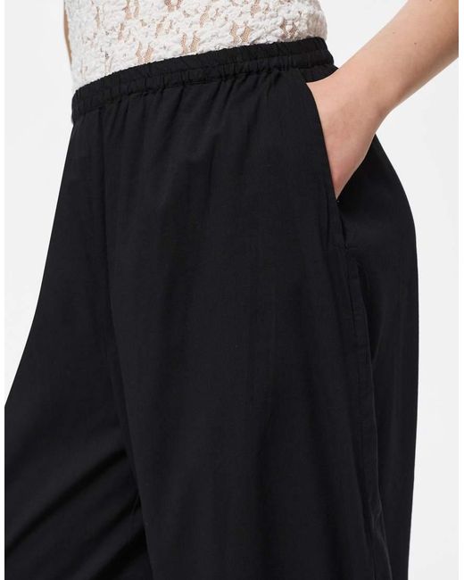 Pieces Black Trousers