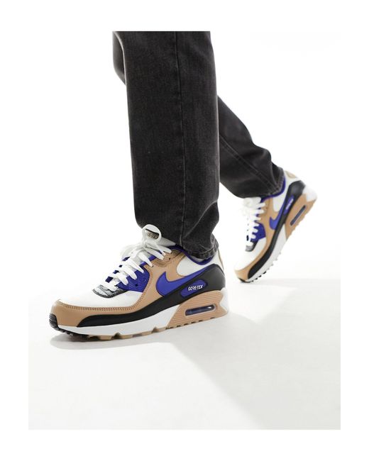 Air max 90 gore-tex - sneakers bianche, beige e blu di Nike in Black da Uomo