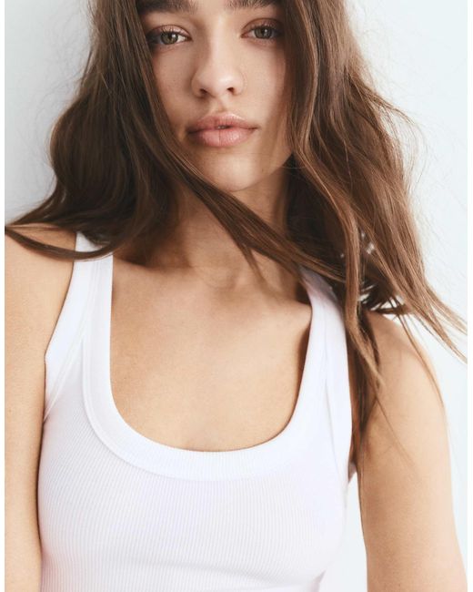Débardeur classique Pull&Bear en coloris White