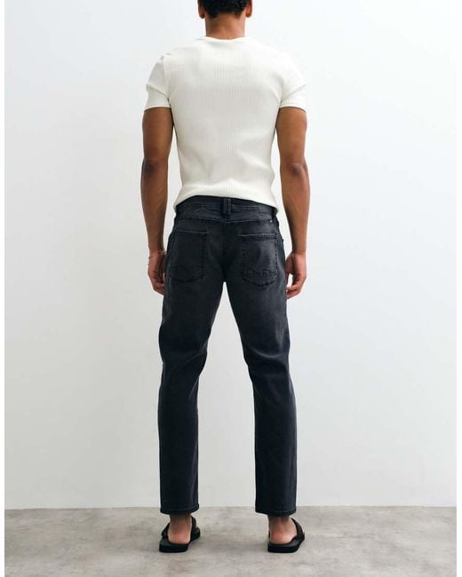 Blend Black Regular Slim Jeans for men