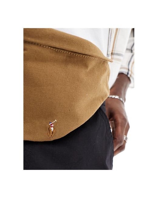 Polo Ralph Lauren Cord Bum Bag in White for Men Lyst UK