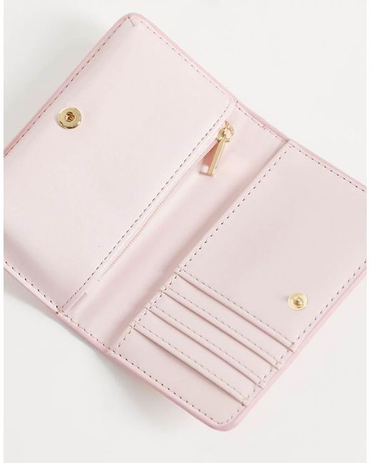 Mango Pink Croc Effect Wallet