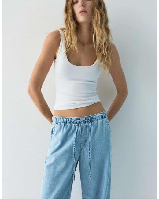 Pull&Bear Blue joggers