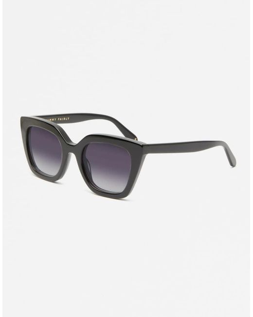 Jimmy Fairly Brown The Wind Cat Eye Sunglasses