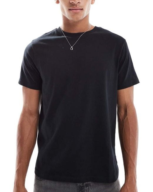 ASOS Black Essentials 3 Pack Regular Fit T-shirts for men