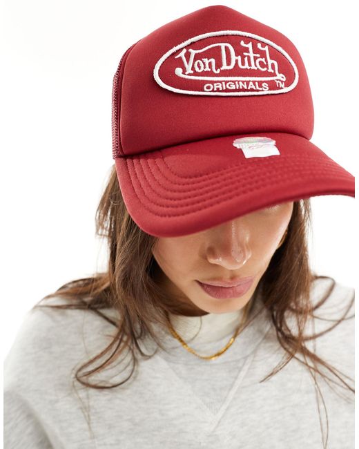 Tampa - cappellino trucker di Von Dutch in Pink