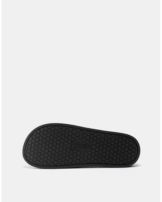 Pull&Bear White Stwd Rubberised Sandals for men