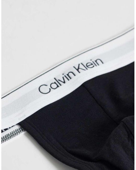 Calvin Klein Black Icon Cotton Stretch 3 Pack Jockstraps for men